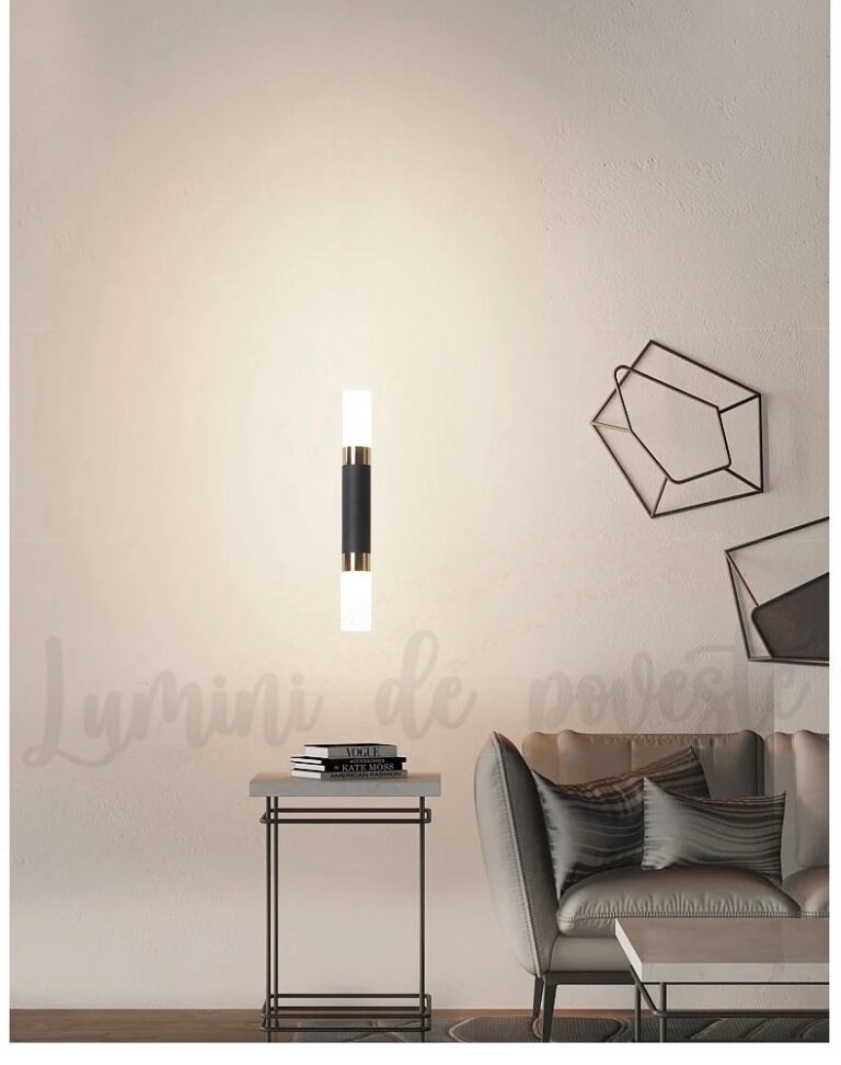Aplica LED 7 W Glow Black