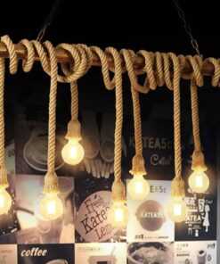 candelabru vintage sfori retro rope