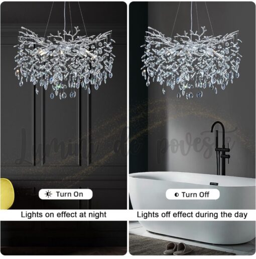 Candelabru Miracle Drop Silver 450