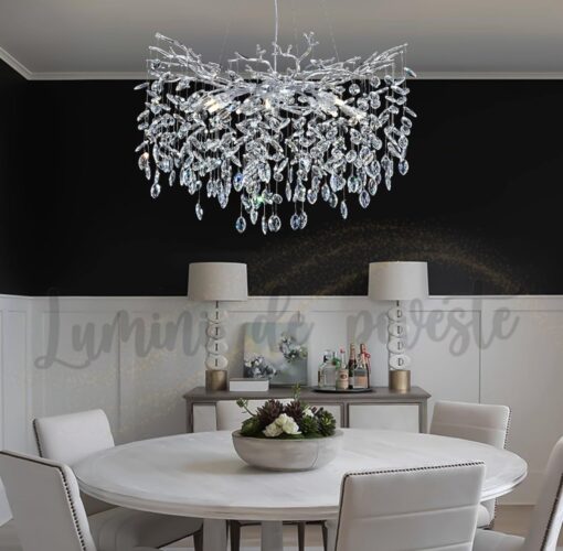 Candelabru Miracle Drop Silver 450