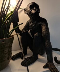 Veioza Monkey Black