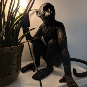 Veioza Monkey Black