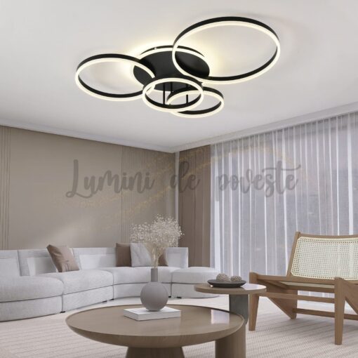 Lustra LED 234W Minimalist Mickey Black