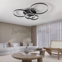 Lustra LED 234W Minimalist Mickey Black
