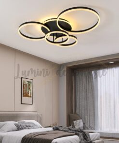 Lustra LED 234W Minimalist Mickey Black