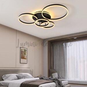Lustra LED 234W Minimalist Mickey Black