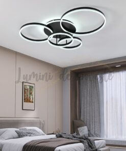 Lustra LED 234W Minimalist Mickey Black