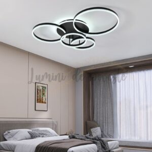 Lustra LED 234W Minimalist Mickey Black