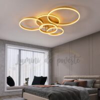 Lustra LED 234W Minimalist Mickey Gold
