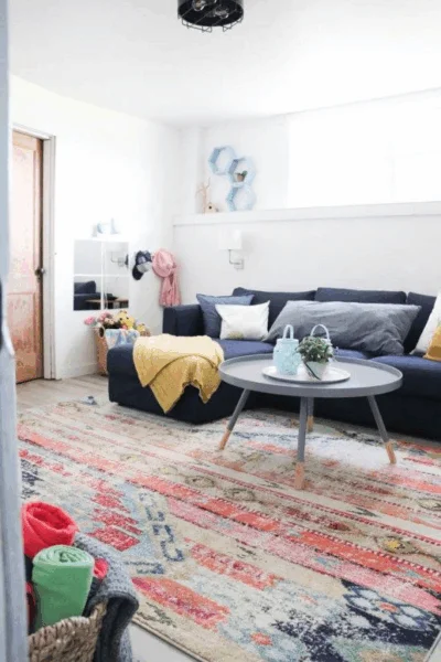 Amenajarea livingului intr-un apartament la bloc