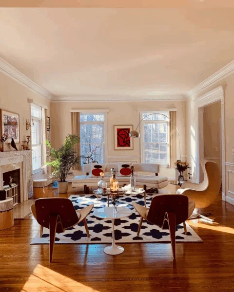 Amenajarea livingului intr-un apartament la bloc