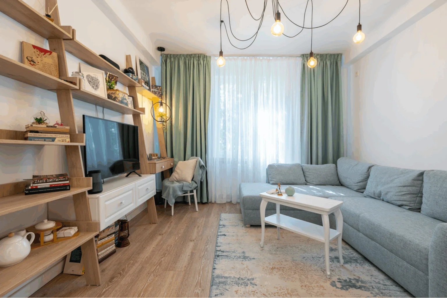Amenajarea livingului intr-un apartament la bloc