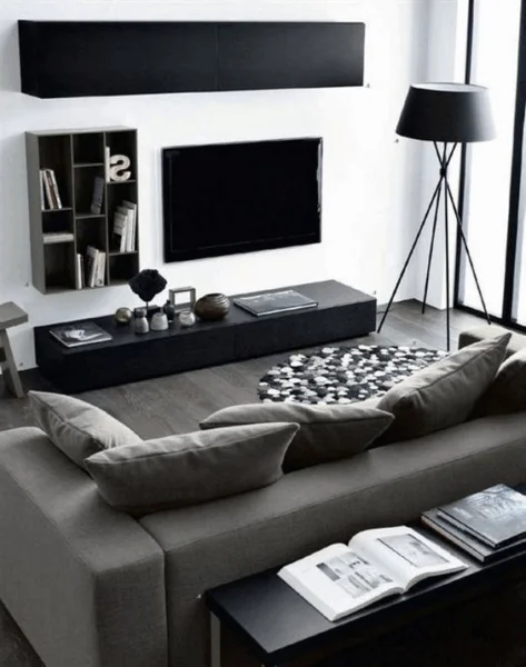 Amenajarea livingului intr-un apartament la bloc