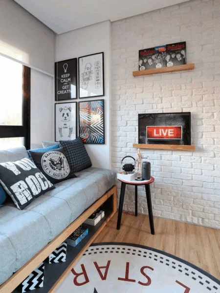 Amenajarea livingului intr-un apartament la bloc