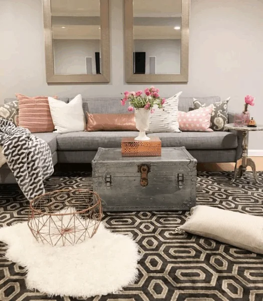 Amenajarea livingului intr-un apartament la bloc