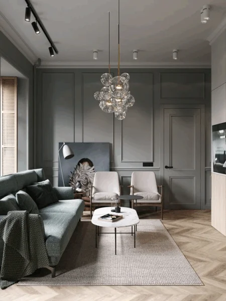 Amenajarea livingului intr-un apartament la bloc