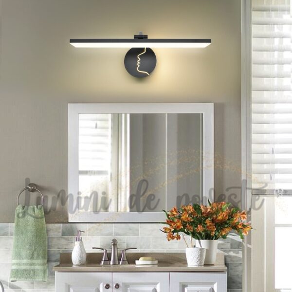 Aplica LED 36W baie Face Black