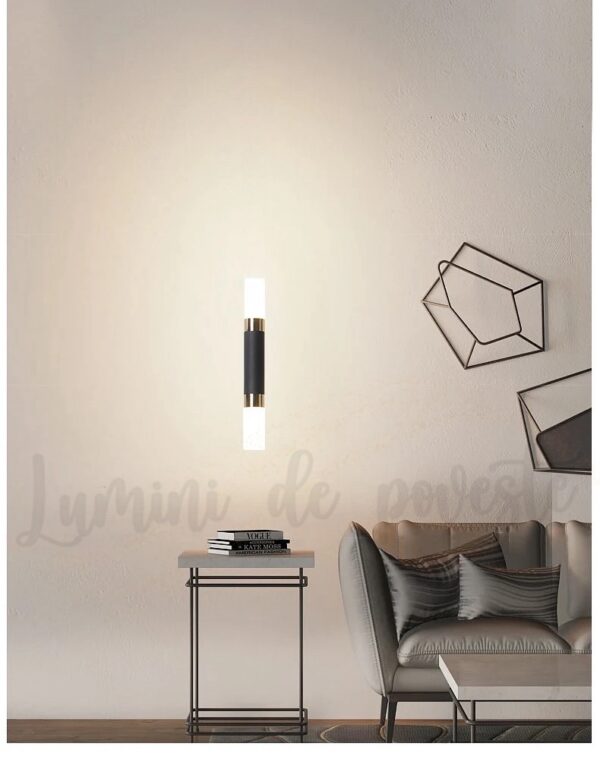 Aplica LED 7 W Glow Black