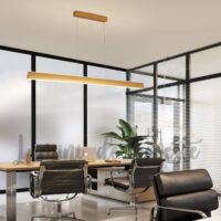 Candelabru LED 96W Minimalist Liniar Gold Edge