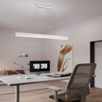 Candelabru LED 96W Minimalist Liniar White Edge
