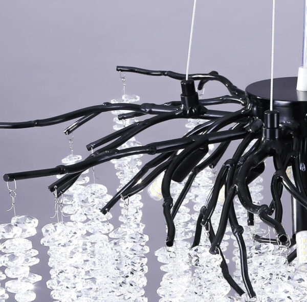 Candelabru Miracle Black Dining 1500