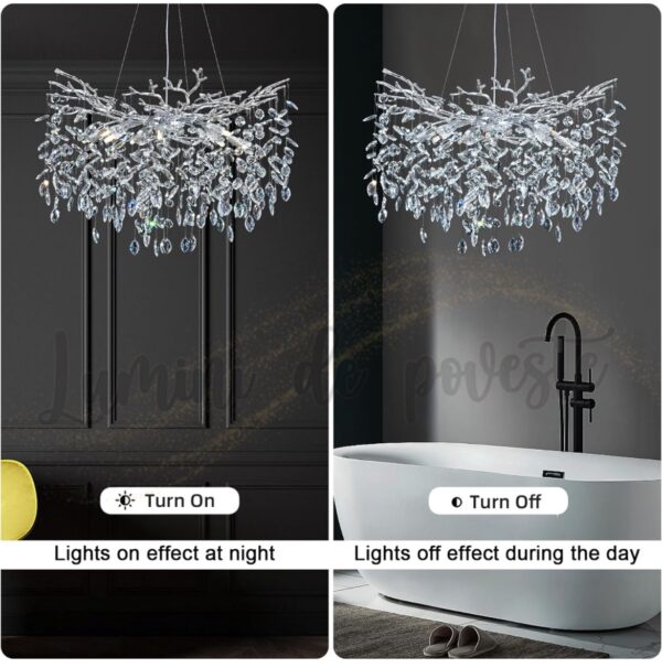 Candelabru Miracle Drop Silver 450