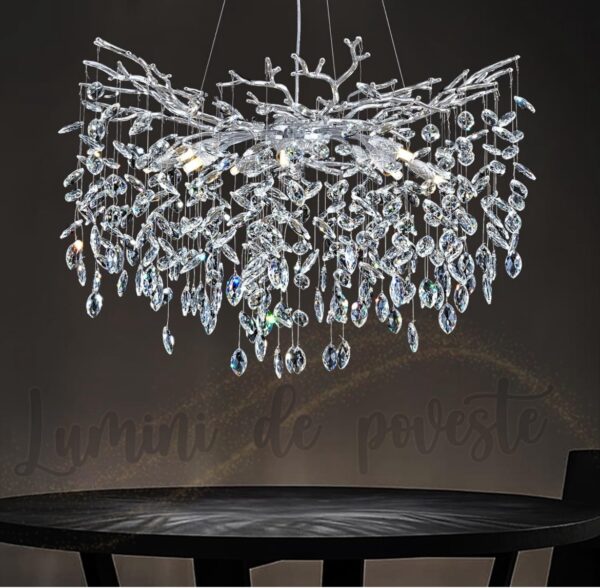 Candelabru Miracle Drop Silver 600