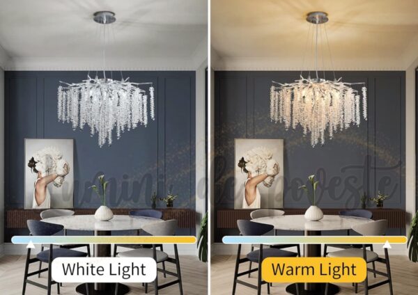 Candelabru Miracle Silver 450 E14 LM