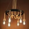 candelabru vintage sfori retro rope