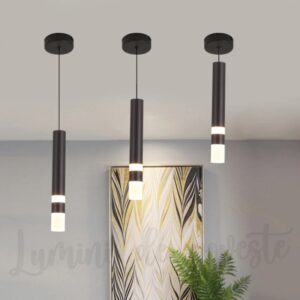 Pendul LED 7 W Glow Black
