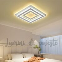 Plafoniera LED 200W Illusion Patrat