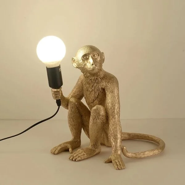 Veioza Monkey Gold