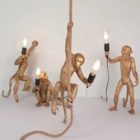 Pendul Monkey Gold