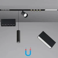 Spot LED 20W Liniar pentru sina Magnetica Negru