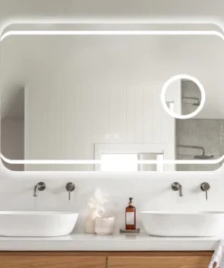 Oglinda LED 20 W de baie White Border