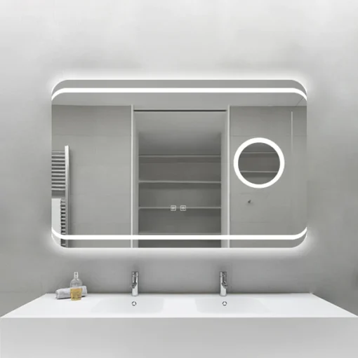 Oglinda LED 20 W de baie White Border