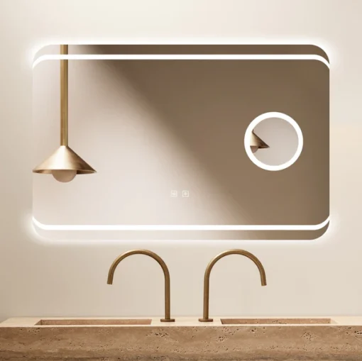 Oglinda LED 20 W de baie White Border