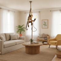 Pendul Auriu Monkey Gold (Maimuta)