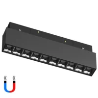 Spot LED 12W Negru Liniar pentru sina Magnetica