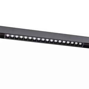 Spot LED 18W Liniar Negru pentru sina Magnetica