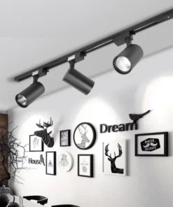 Spot LED pe sina 15W Negru