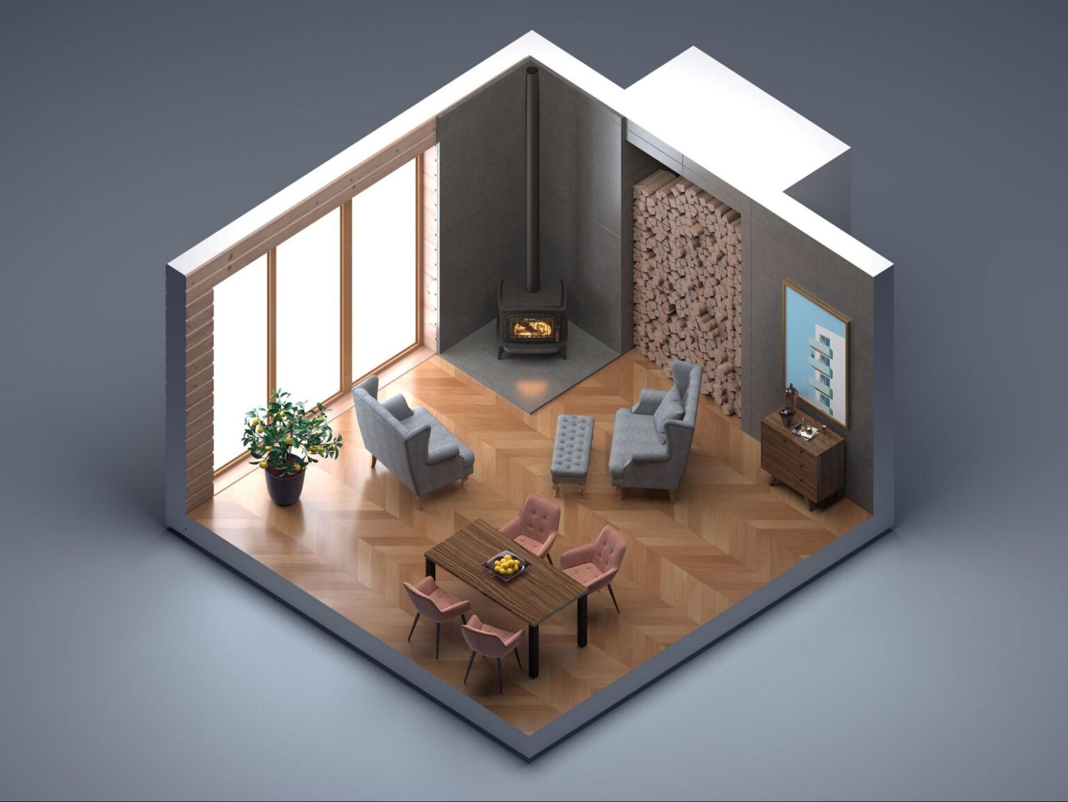 Amenajare Living Apartament Mic | Poze si Sfaturi Utile