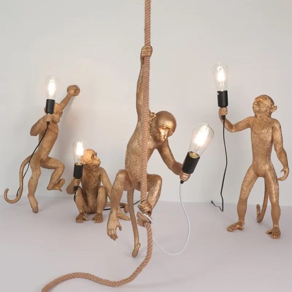 Pendul Monkey Gold