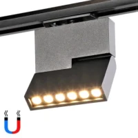 Spot LED 6W Negru Pliabil pentru sina Magnetica