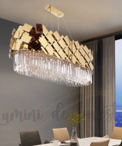 Candelabru Lorette Dining Auriu Lucios LM 80x30