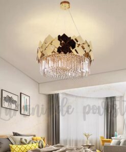 Candelabru Lorette Auriu Lucios LM 400