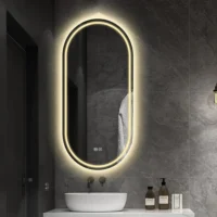Oglinda LED 20W de baie Oval