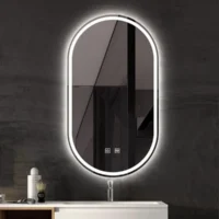 Oglinda LED 20W de baie Oval