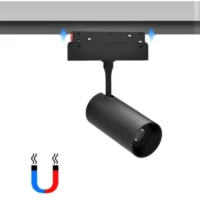 Spot LED 18W Negru Cilindru pentru sina magnetica