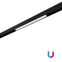 Spot LED 25W Liniar pentru sina Magnetica Negru